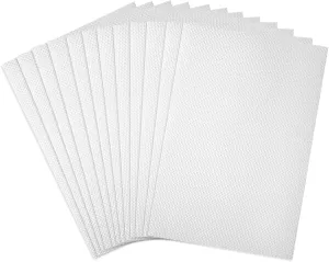 12Pcs Inflatable Boat Repair Patches PVC Kayak Repair Patches Rubber Boat Repairs Set for Inflatable Raft Boat Kayaks Canoe Rafts Swimming Pool, White