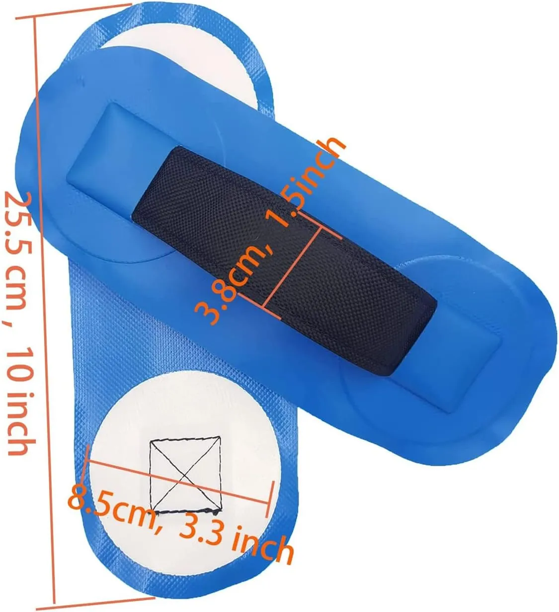2pcs PVC Strap Handle Patches for SUP Paddleboard &Inflatable Boats Kayak, Boat Kayak Carry Handle Handrail PVC Rail Grab Handle