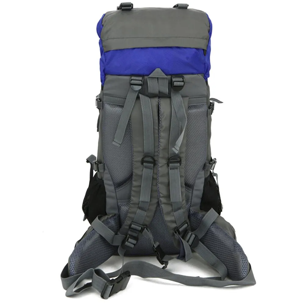 60L Durable Heavy-duty Backpack Adjusts at Shoulders, Sides & Back