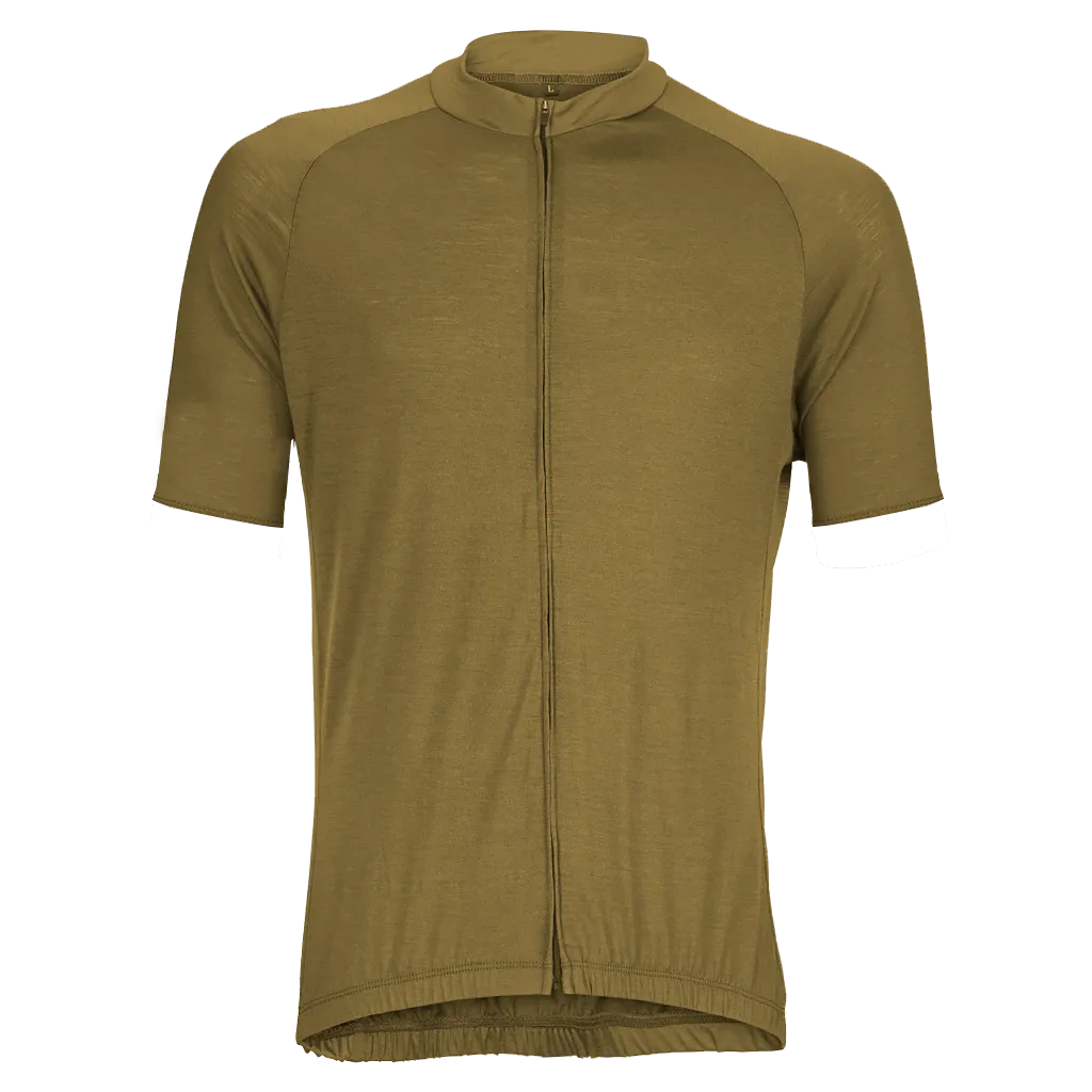 Army Olive Merino Wool Jersey