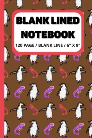 CHINSTRAP PENGUIN NOTEBOOK GIFTS: BLANK LINED JOURNAL Paperback  January 13, 2023