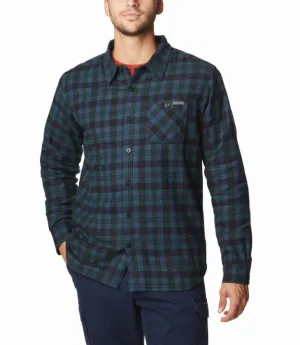 Columbia Mens Cornell Woods Fleece Lined Flannel Shirt
