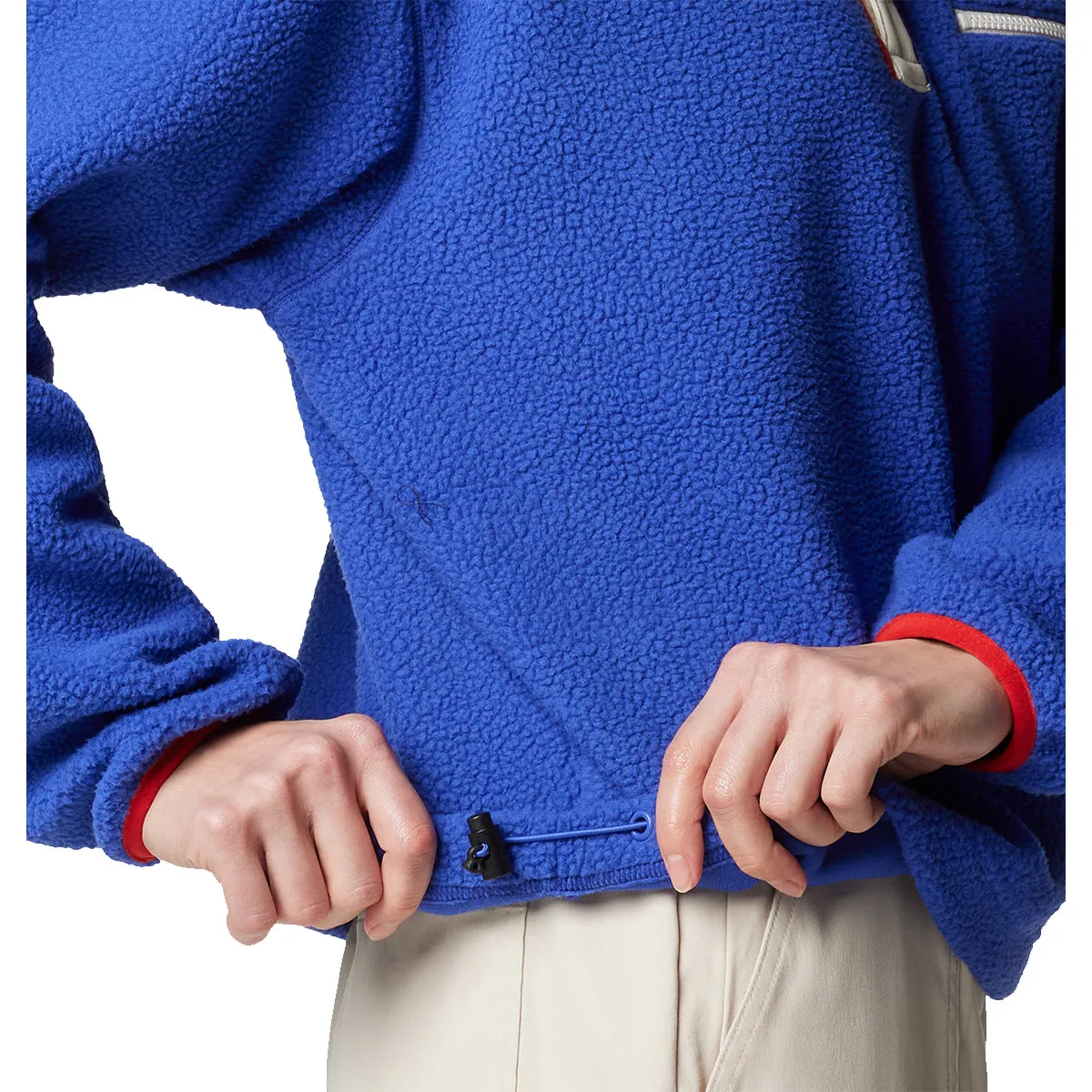 Helvetia™ II Cropped Half Snap Fleece - Clematis Blue