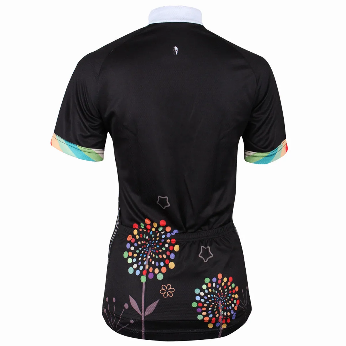 ILPALADINO Dandelion Black Cycling Jersey Bicycling Summer Pro Cycle Apparel Outdoor Sports Leisure Biking Shirts Breathable and Comfortable NO.212