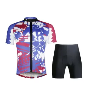 Ilpaladino Rugby Team Breathable Jersey/Suit Men's Short-Sleeve Sport Summer Exercise Bicycling Pro Cycle Clothing Racing Apparel Outdoor Sports Leisure Biking Shirts Quick Dry Wear NO.695