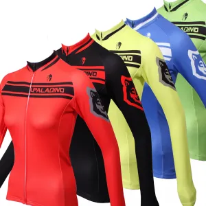 ILPALADINO Simple Long-sleeve Cycling Jersey Bike Bicycling Summer  Pro Cycle Clothing Racing Apparel Outdoor Sports Leisure Biking Shirts Breathable and Comfortable NO.354
