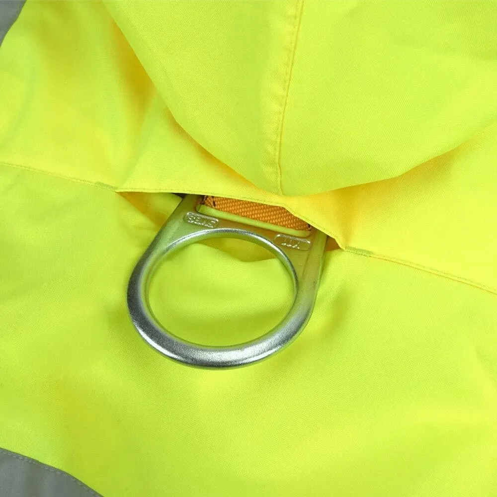 J. J. Keller & Associates, Inc. High Visibility Reflective Rain Jacket, Class 3, SAFEGEAR