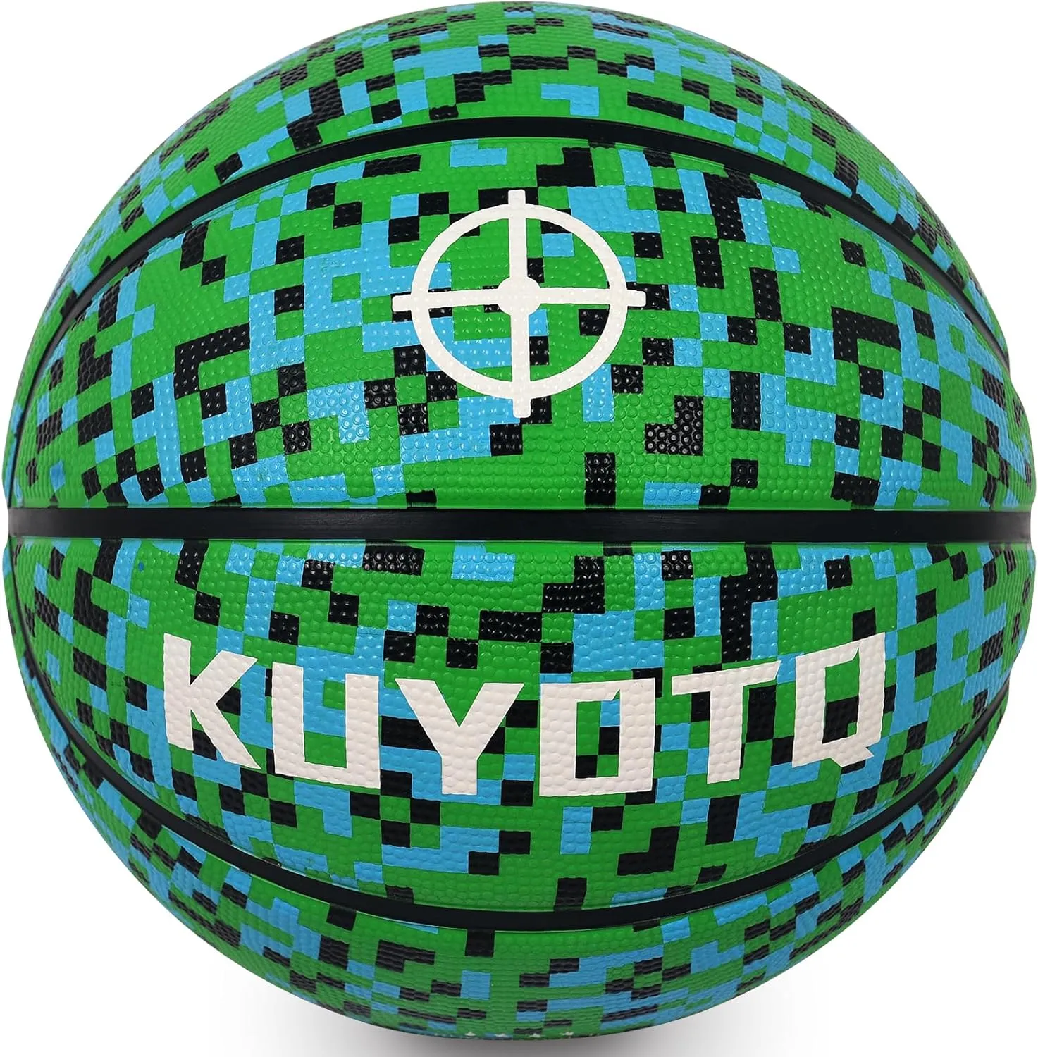 KUYOTQ Kids Youth Adult Size 3/4/5/6/7 (22/25.5/27.5/28.5/29.5") Basketball Premium Rubber or Faux Leather Basketball Indoor Outdoor Basketball for Boys Girls Womens Mens Basketball Gifts (Deflated)