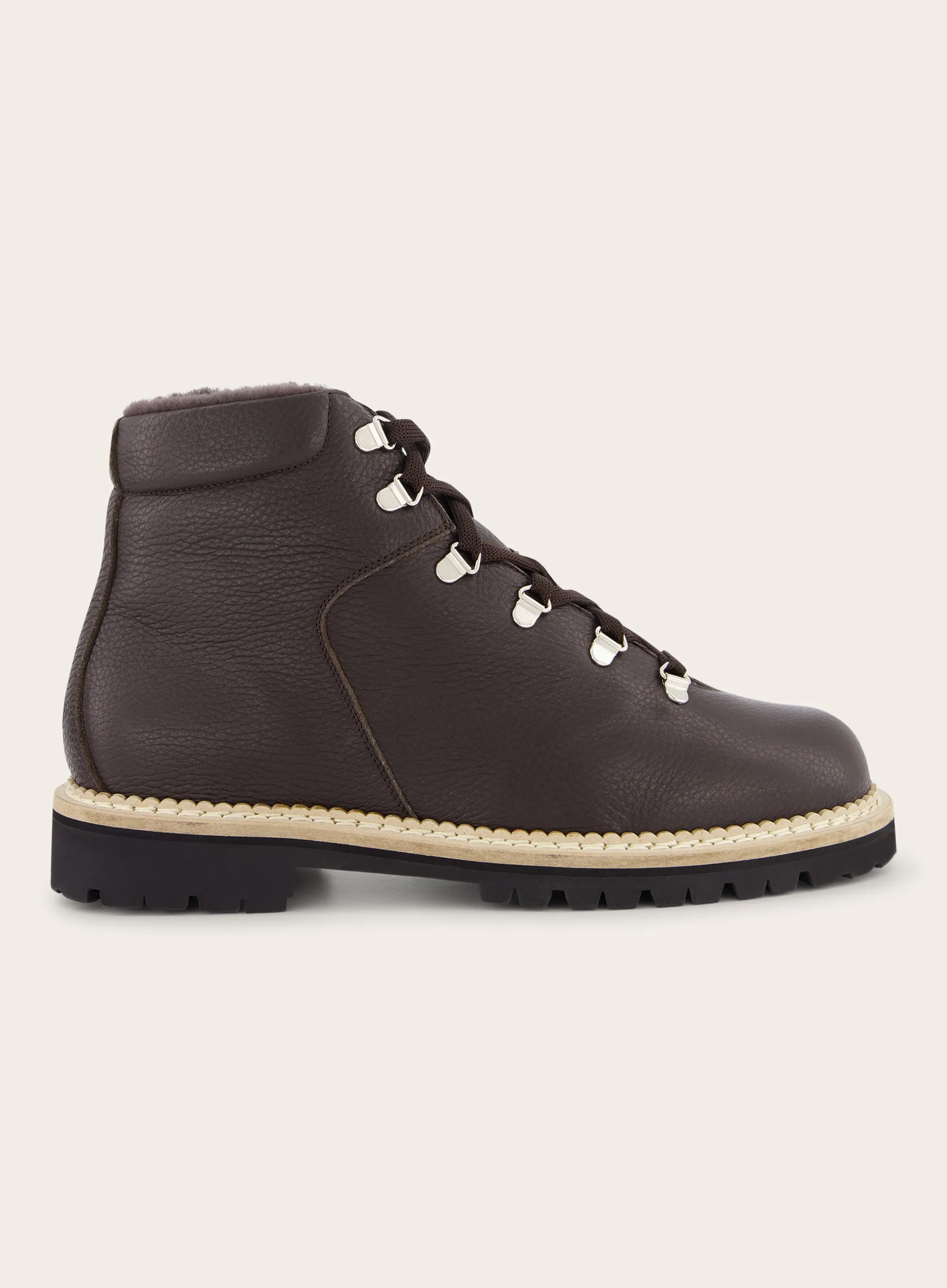 Lederen mountain boots