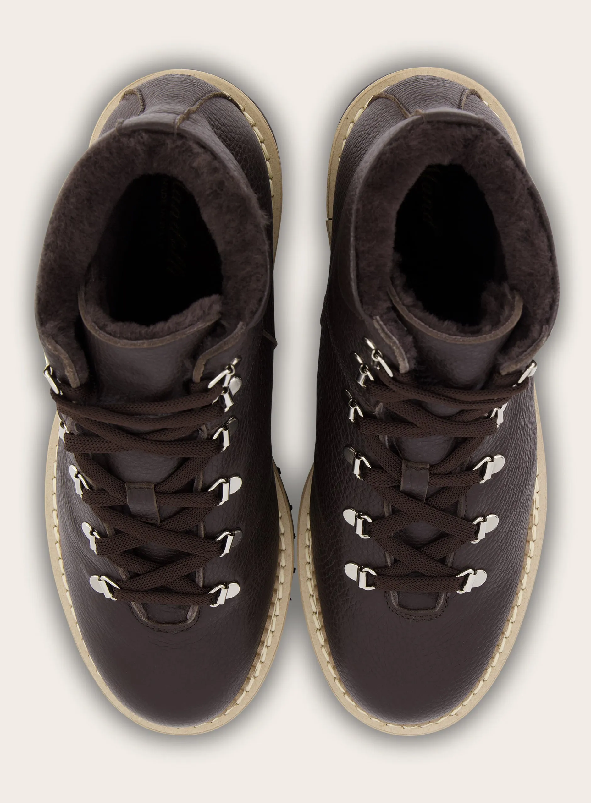Lederen mountain boots