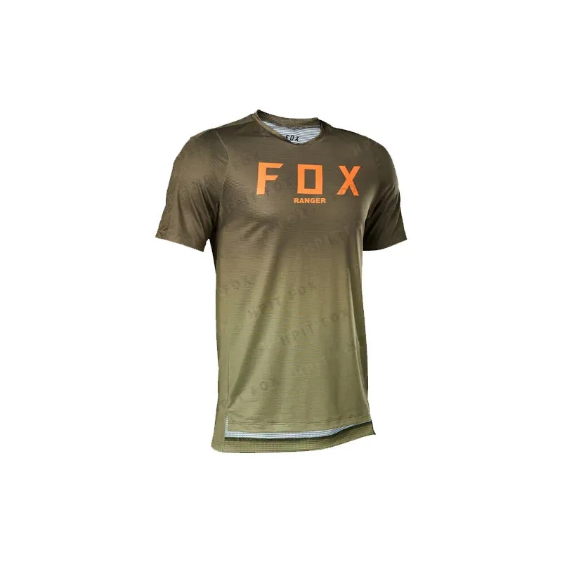 Men's cycling short sleeved T-shirt, mountaineering shirt, motorcycle off-road T-shirt,  mountain bike, cycling suit, MTB jersey
