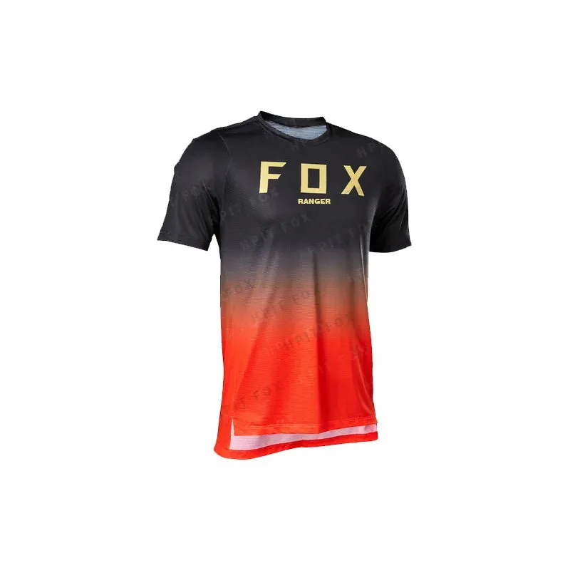 Men's cycling short sleeved T-shirt, mountaineering shirt, motorcycle off-road T-shirt,  mountain bike, cycling suit, MTB jersey