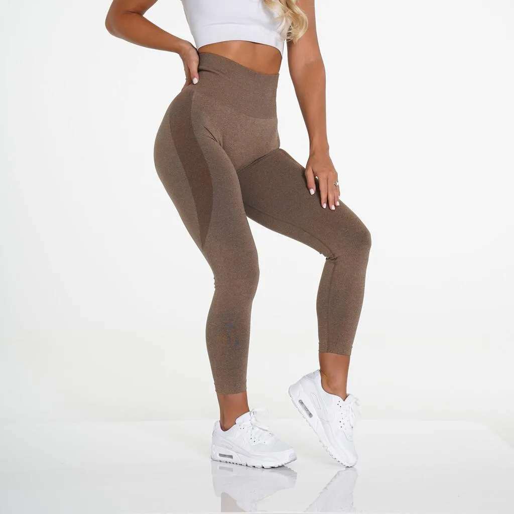MOCHA Contour Seamless Leggings Womens Butt&#39; Lift Curves Workout Tights Yoga Pants Gym Outfits Fitness Clothing Sports Wear Pink