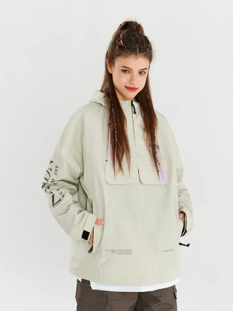 NANDN Outerwear Ski Pullover Shell Jacket - Women's