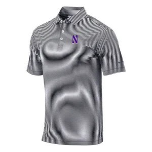 Northwestern Wildcats Men's Columbia Omni-Wick Club Invite Polo