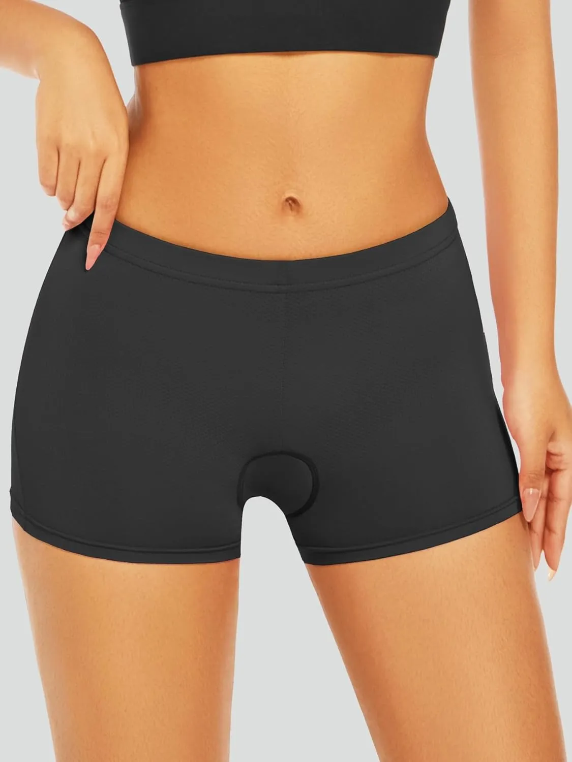 qualidyne Women's Cycling Underwear 4D Padded Gel Bike Bicycle Shorts Mountain Undershorts Riding Briefs