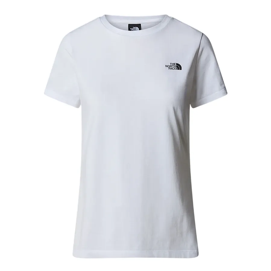 The North Face maglietta manica corta da donna Simple Dome Slim NF0A87NHJK3 bianco