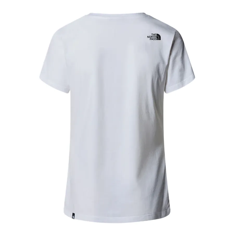 The North Face maglietta manica corta da donna Simple Dome Slim NF0A87NHJK3 bianco