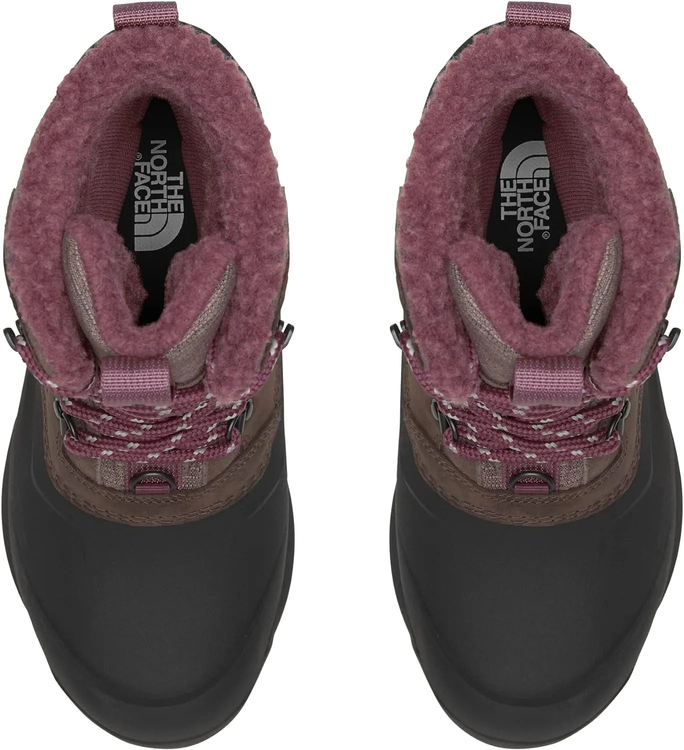 The North Face Women's Chilkat 400 Insulated Snow Boots  Color Deep Taupe/Black Size 9M