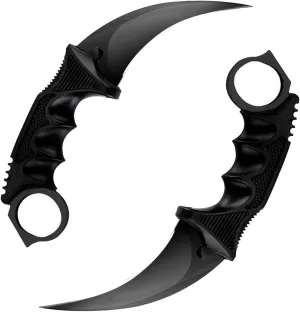 TOPOINT Karambit Knife, Stainless Steel Fixed Blade Knife with Sheath and Cord Knife CS-GO for Hunting Camping and Field Survival