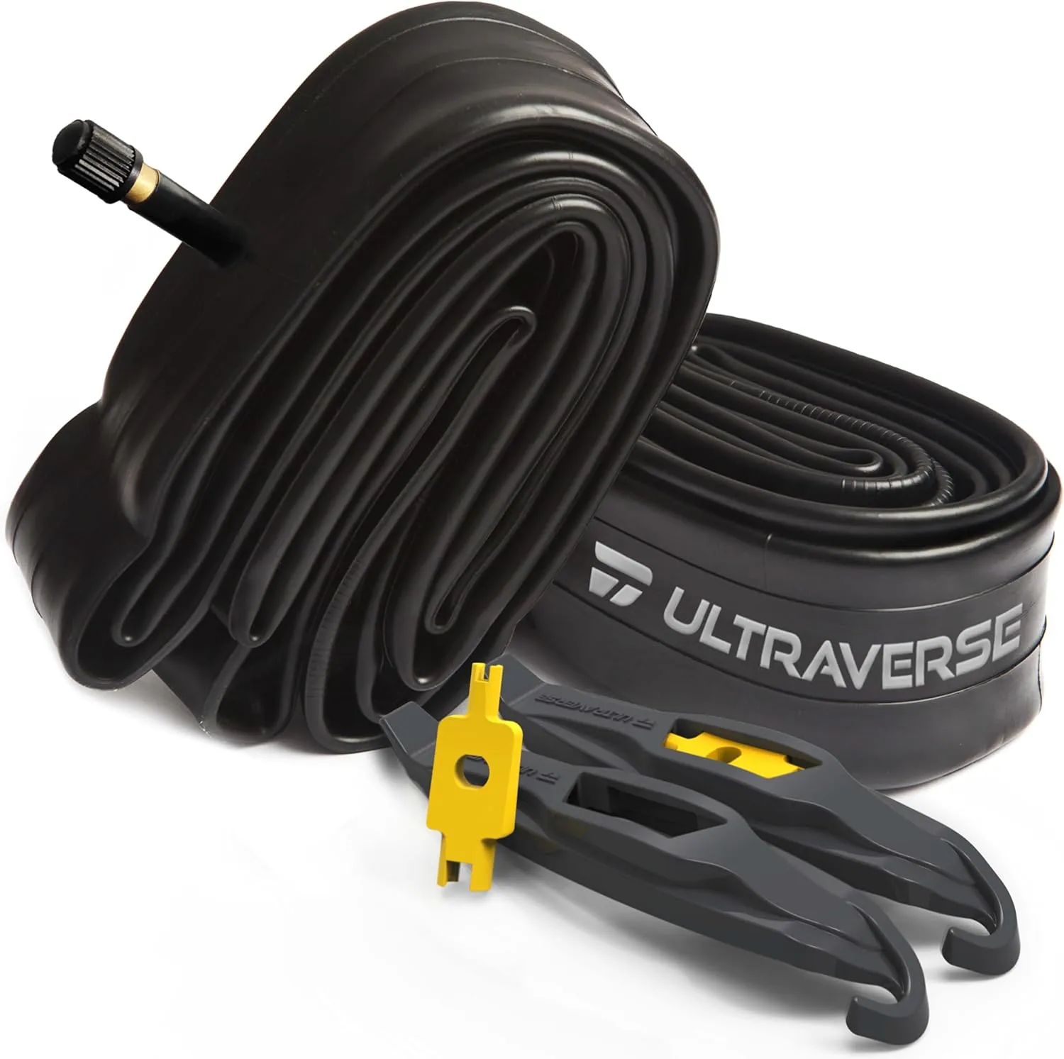 Ultraverse Bike Inner Tube for 29 X 1.75/1.95/2.10/2.125 inch Bicycle Tire with Schrader Valve  Rubber Tubes for Mountain and Trail, Cruisers, MTB, Gravel, Enduro, Downhill, City Bikes - 2 Pack