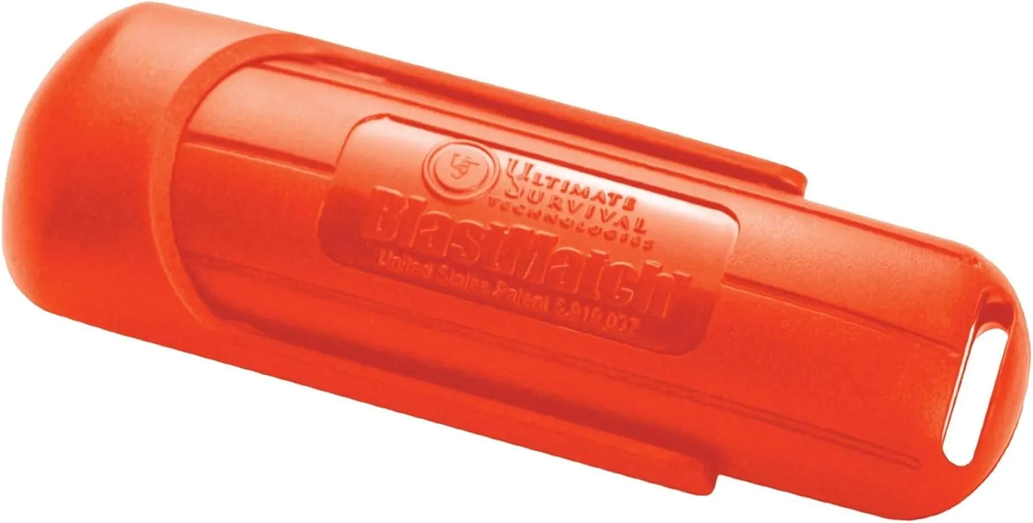 UST BlastMatch Fire Starter with One-Handed Operation and Lightweight Design for Camping, Hiking, Emergency and Outdoor Survival
