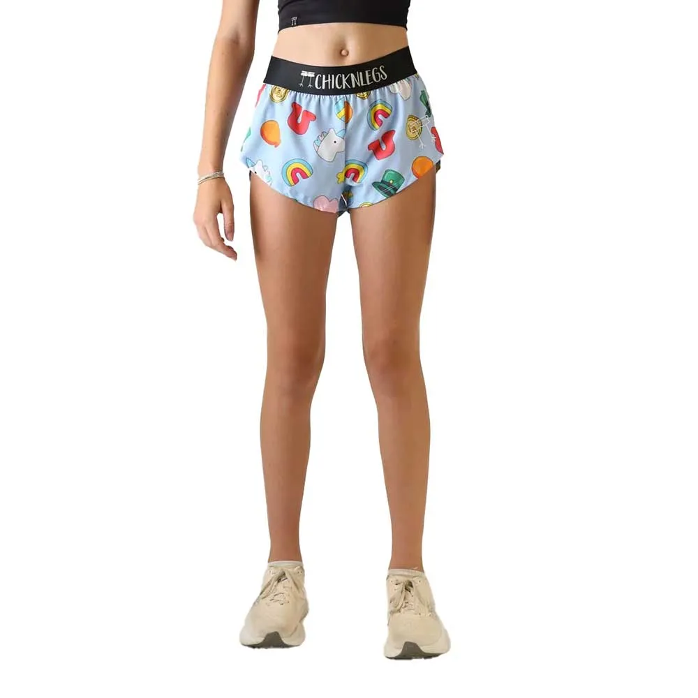 Women's Charms 1.5" Split Short - Lucky Charms