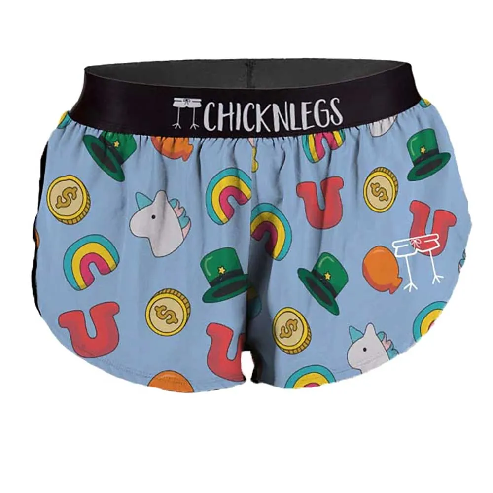 Women's Charms 1.5" Split Short - Lucky Charms